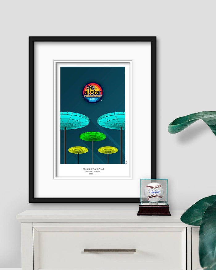 2023 NHL All-Star Game Minimalist FLA Live Arena Poster Print LE100