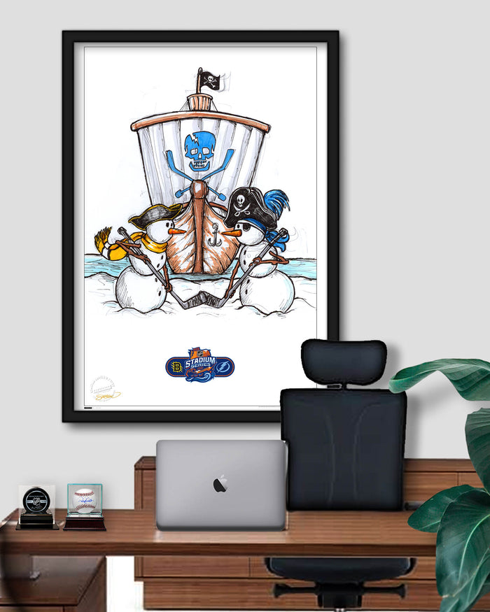 2026 NHL Stadium Series Sketch Limited Edition Art Prints
