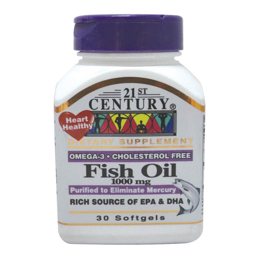 21St Century Fish Oil 30'S 1000Mg