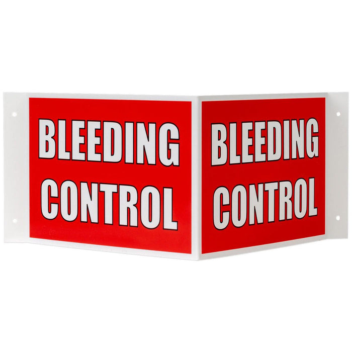 3-Way Bleeding Control Sign