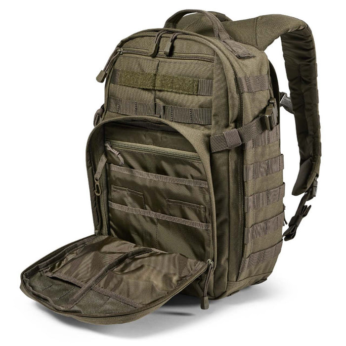 5.11 RUSH 12 Backpack, OD Green, open