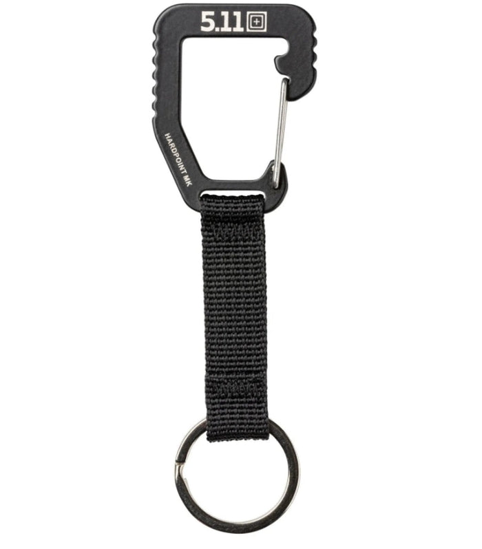 5.11 Tactical Hardpoint MK1 SS Carabiner Key Chain Gadgets 5.11 Tactical Black OS