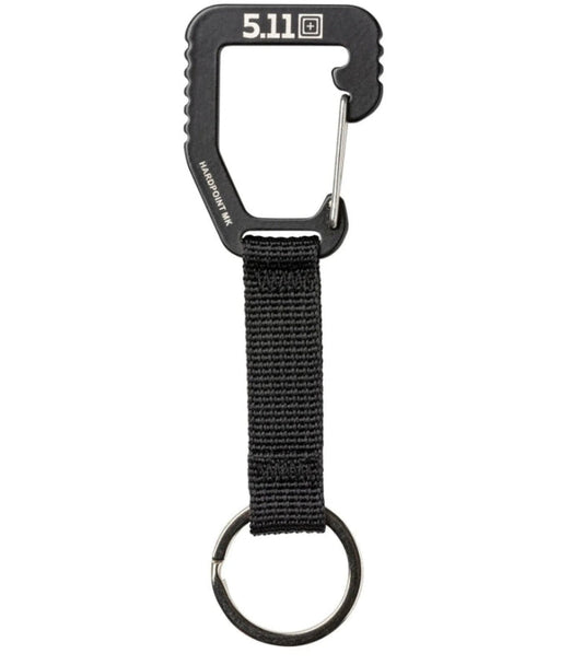 5.11 Tactical Hardpoint MK1 SS Carabiner Key Chain Gadgets 5.11 Tactical Black OS