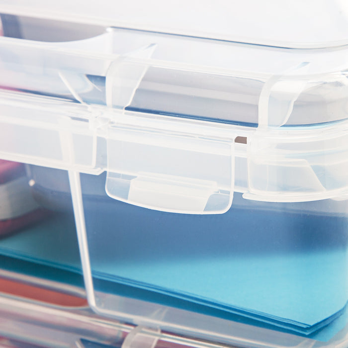 8" x 8" Portable Project Case, 6 Pack, Clear - IRIS USA, Inc.