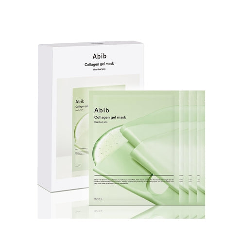 Abib Collagen Gel Heartleaf Jelly Mask 4 Sheets