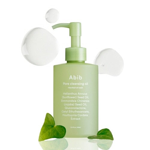 Abib Pore Cleansing Oil Heartleaf Oil-Wash 7.10 fl oz / 210ml (RENEWED)