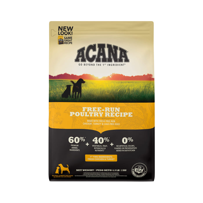 ACANA Free Run Poultry Formula Grain Free Dry Dog Food
