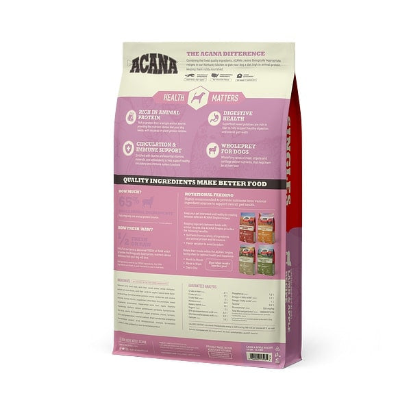 ACANA Singles Lamb & Apple Recipe Grain Free Dry Dog Food
