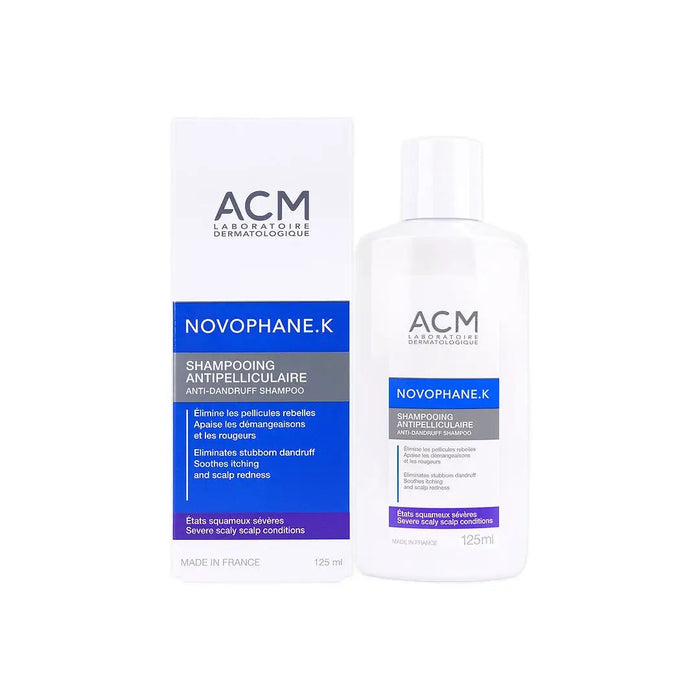 ACM Novophane K Anti-Dandruff Shampoo, 125ml - Makkah Pharmacy