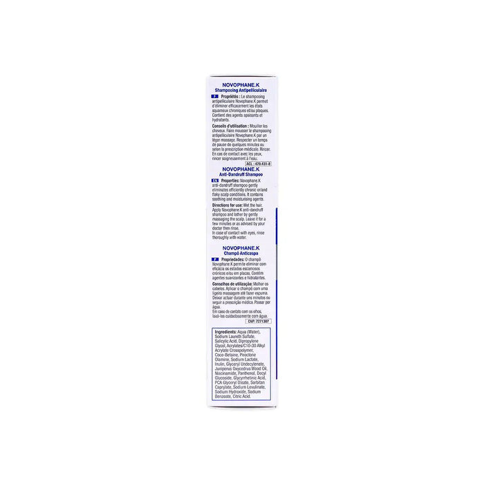ACM Novophane K Anti-Dandruff Shampoo, 125ml - Makkah Pharmacy