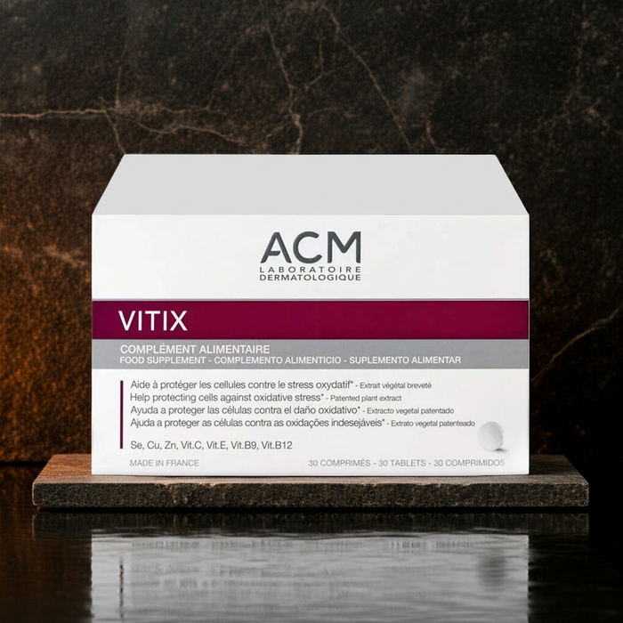 ACM Vitix Tablets, Antioxidant Dietary Supplement For Vitiligo, Pack of 30's ACM