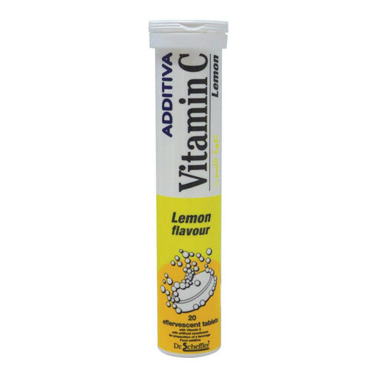 Additiva Vitamin C 1000Mg Lemon Effervescent Tablets 20'S