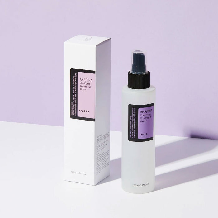 COSRX AHA/BHA Clarifying Treatment Toner Nudie Glow Korean Skin Care Australia