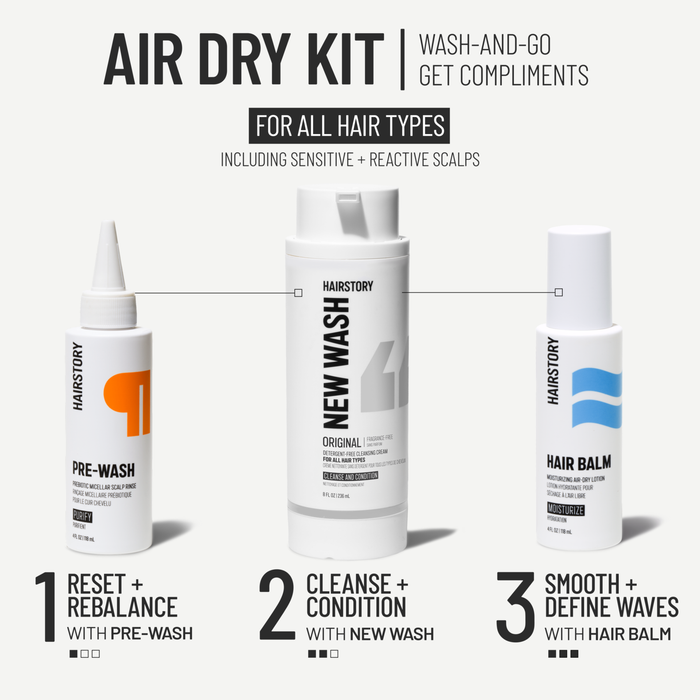 Air Dry Kit New Wash Original Fragrance Free