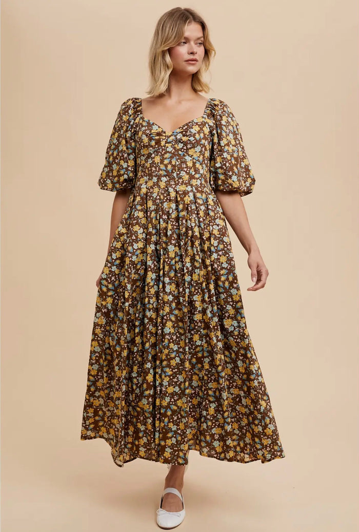 Alice Floral Cotton Maxi Dress