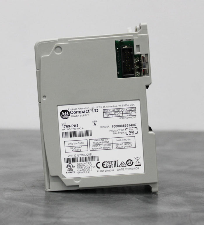 Allen-Bradley 1769-PA2 Ser. A CompactLogix Input/Output Power Supply Module