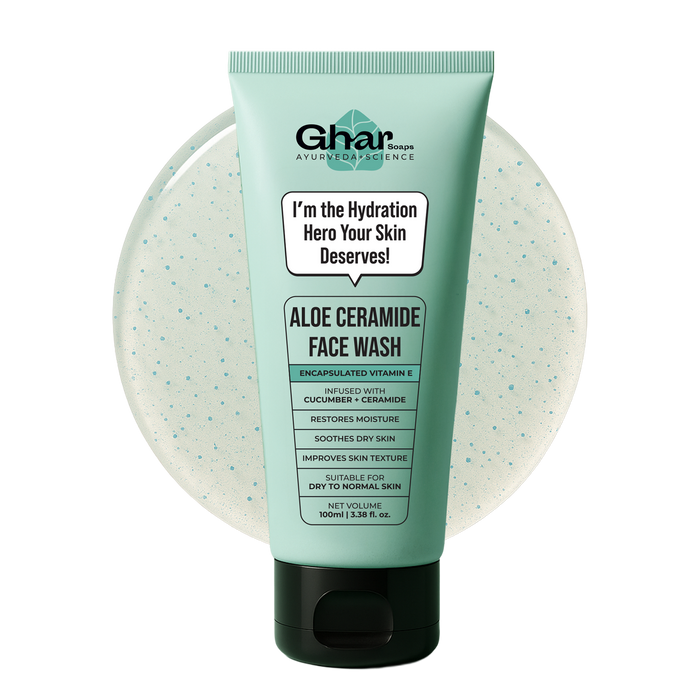 Aloe-Ceramide Face Wash For Dry to Normal Skin