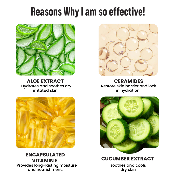 Aloe-Ceramide Face Wash For Dry to Normal Skin