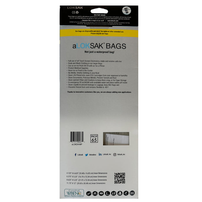 aLOKSAK® Waterproof Bags (Large Multi Pack)
