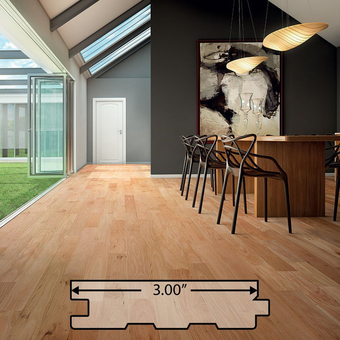 Amendoim (Ibiráro) Solid Flooring 0.75″ x 3″ Prefinished Satin, $8.91/sqft - Advantage Lumber