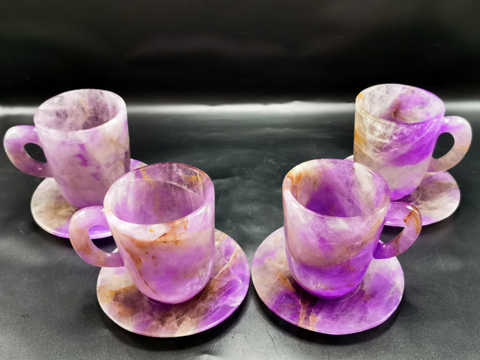 Amethyst Cup & Saucer - ONLY 1 Cup and 1 Saucer