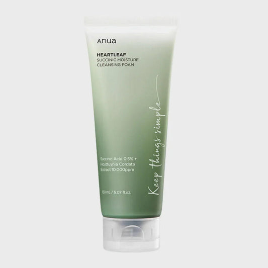 ANUAAnua Heartleaf Succinic Moisture Cleansing Foam 150mlMood Arabia8809640733659