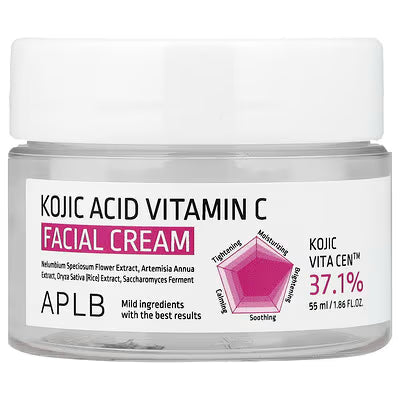 APLB, Kojic Acid Vitamin C Facial Cream , 1.86 fl oz (55 ml) APLB