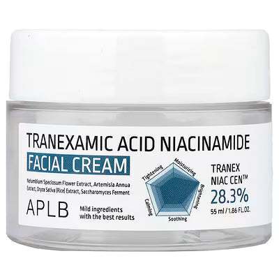 APLB, Tranexamic Acid Niacinamide Facial Cream , 1.86 fl oz (55 ml) APLB