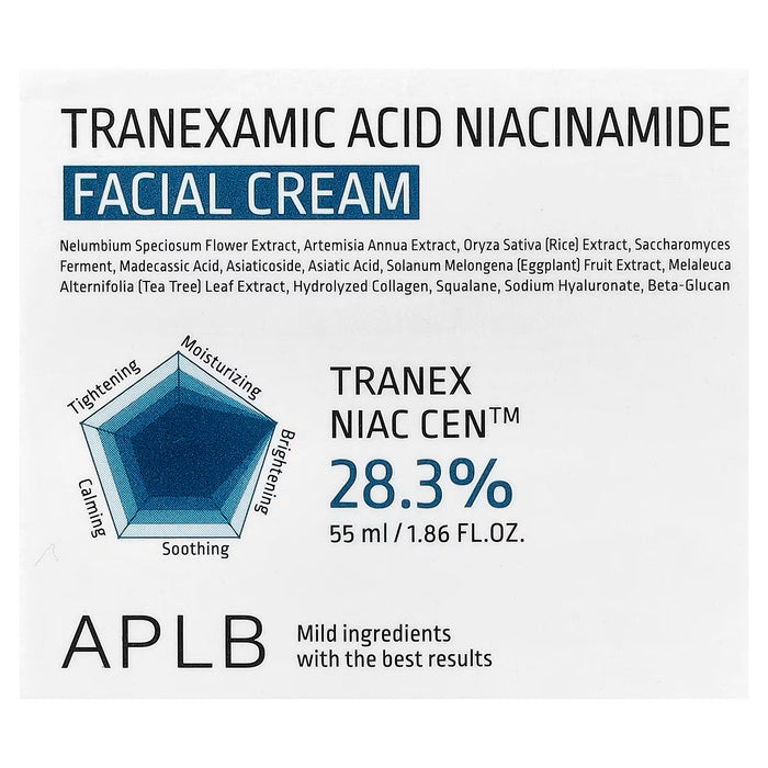 APLB, Tranexamic Acid Niacinamide Facial Cream , 1.86 fl oz (55 ml) APLB