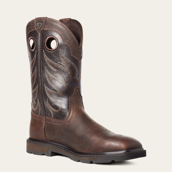 Ariat Men's Groundwork 11" EH Slip Resistant Western Boot Western Boots Ariat