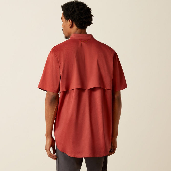 Ariat Men's Made Tough Durastretch Button-Down Short Sleeve Work Shirt Work Shirts Ariat