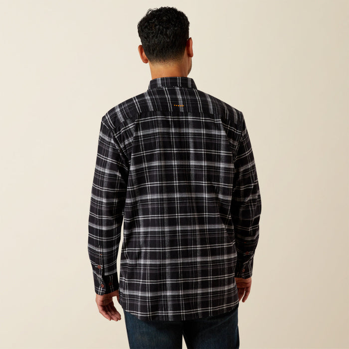 Ariat Men's Rebar™ Flannel DuraStretch™ Long Sleeve Work Shirt Work Shirts Ariat
