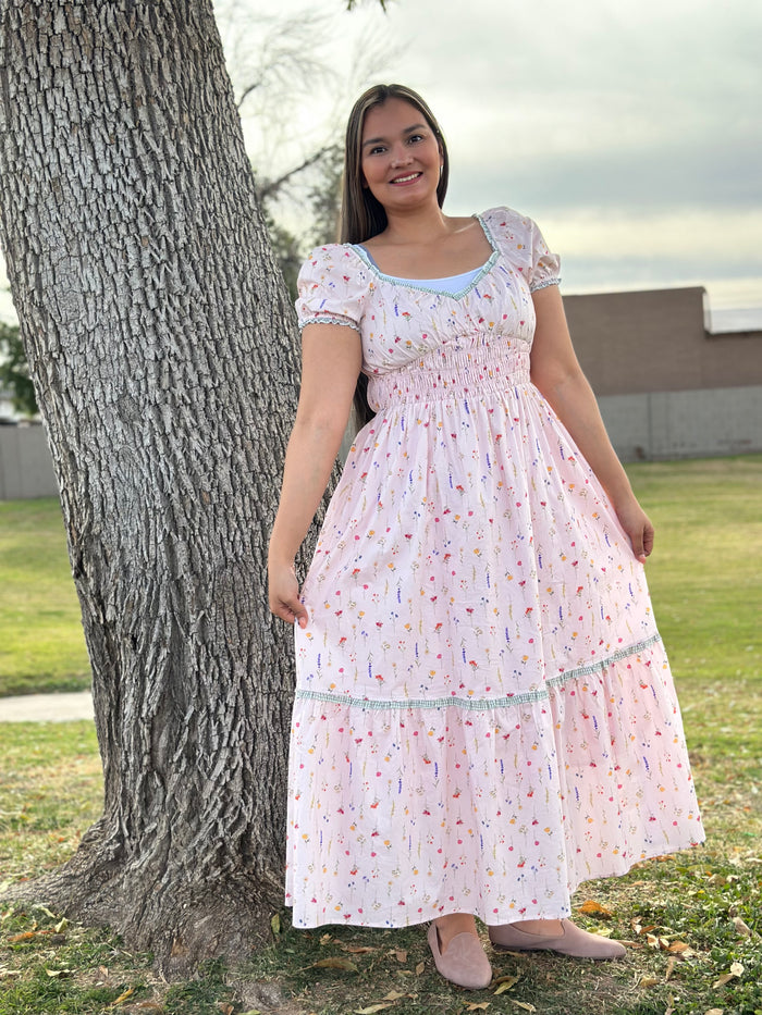 Arleth Floral Cotton Maxi Dress