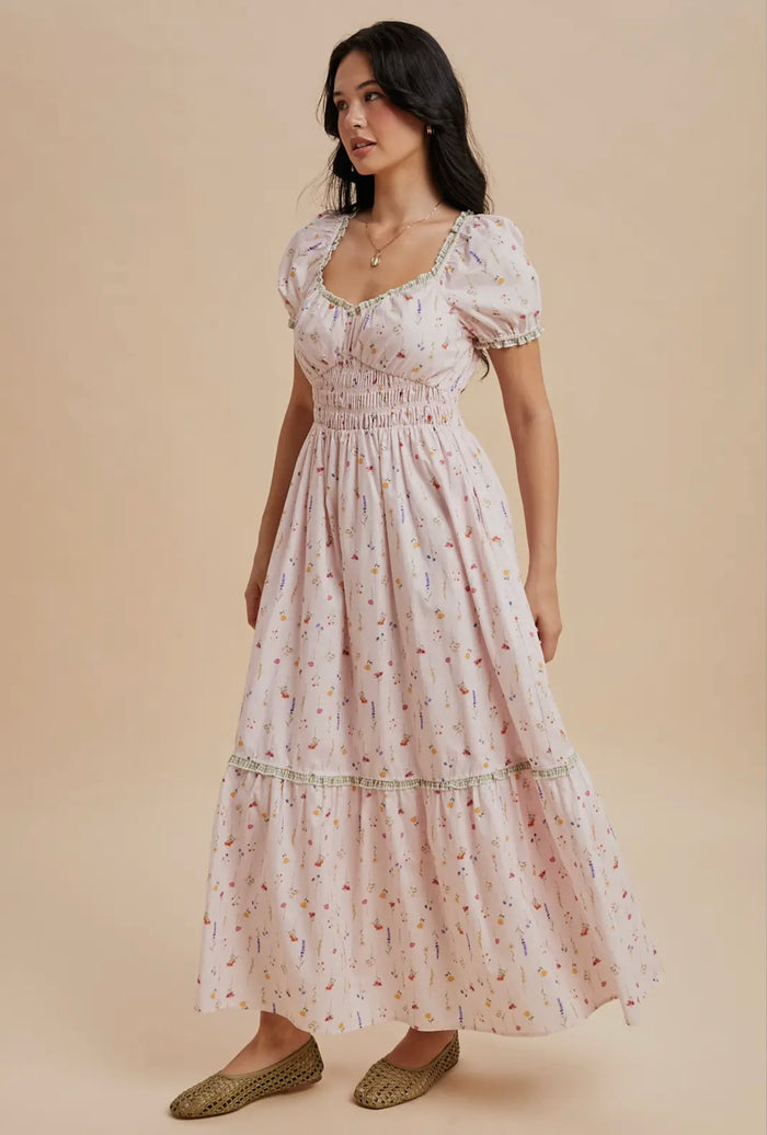 Arleth Floral Cotton Maxi Dress