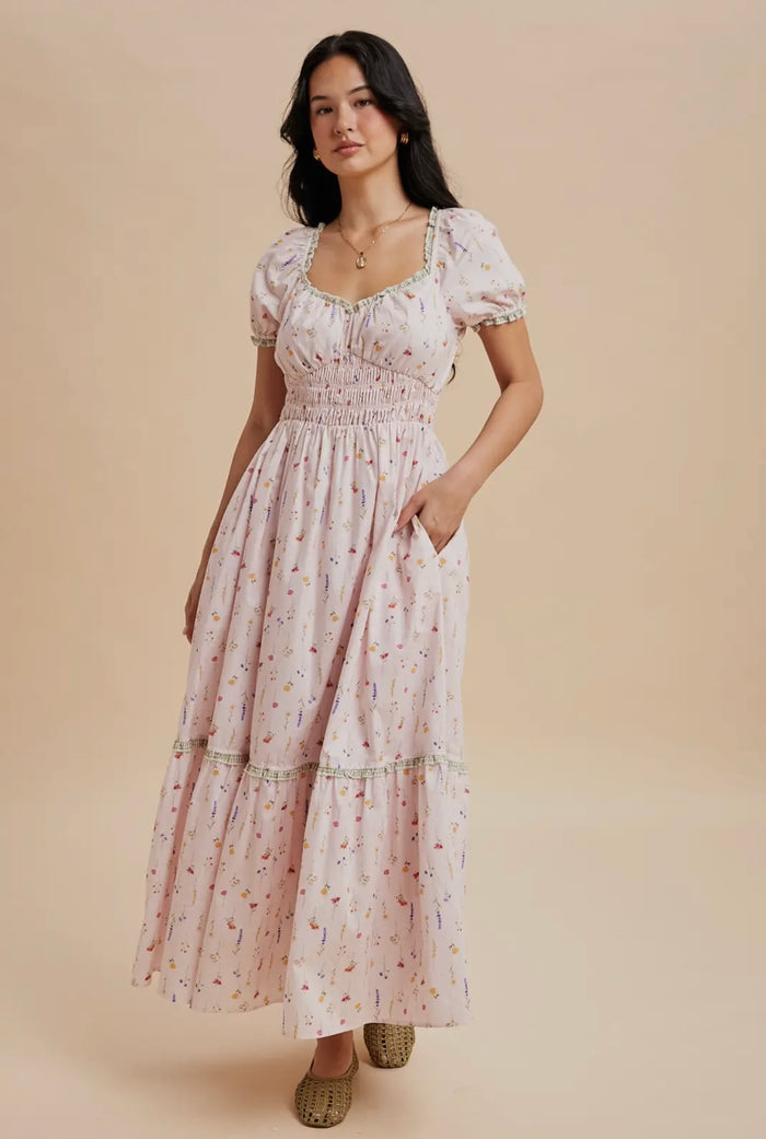 Arleth Floral Cotton Maxi Dress