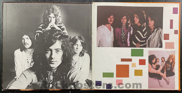 AUCTION - Led Zeppelin - Hardcover 1969 Tour Program - Excellent
