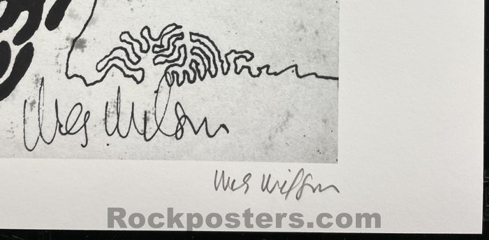 AUCTION - Wes Wilson Art - Hand Signed 2/6 - Limited Edition Print - Near Mint