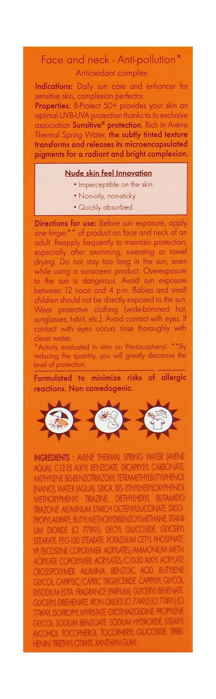 Avène Solaire B-Protect SPF50+ Sunscreen, 30ml - Makkah Pharmacy
