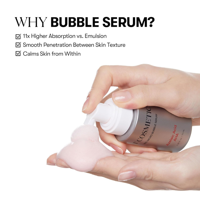 VT Cosmetics AZ AHA Red Micro Bubble Serum Nudie Glow Australia