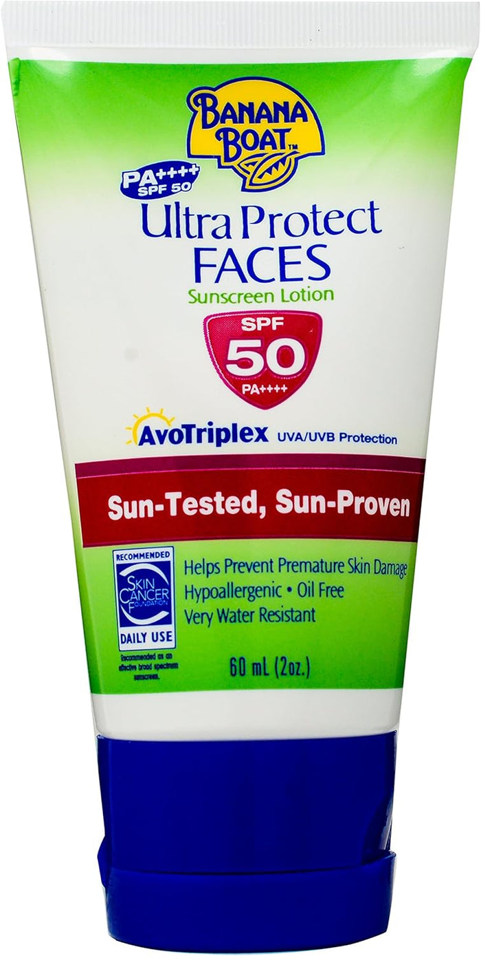 Banana Boat Ultra Protect Faces Sunscreen Lotion Spf50 (60Ml)