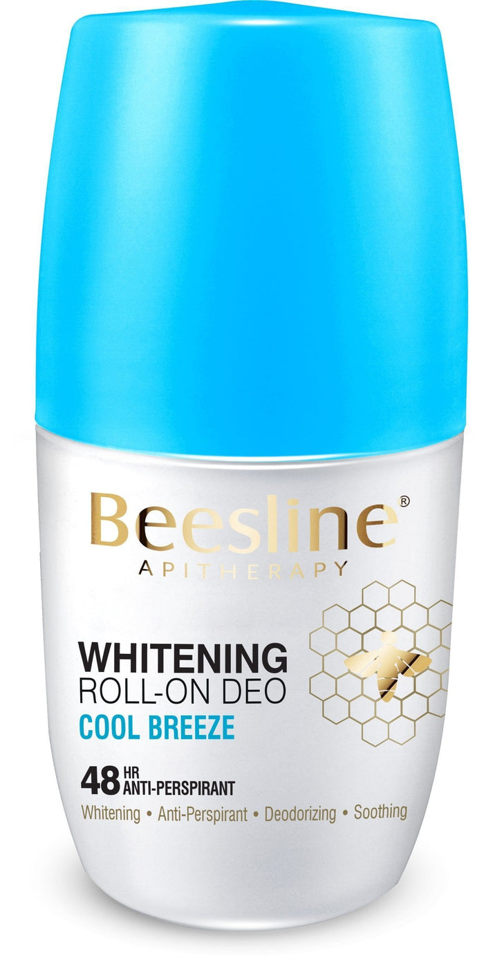 Beesline Apitherapy Cool Breeze Whitening Aluminum Free Roll-On Deodorant, 50ml - Makkah Pharmacy