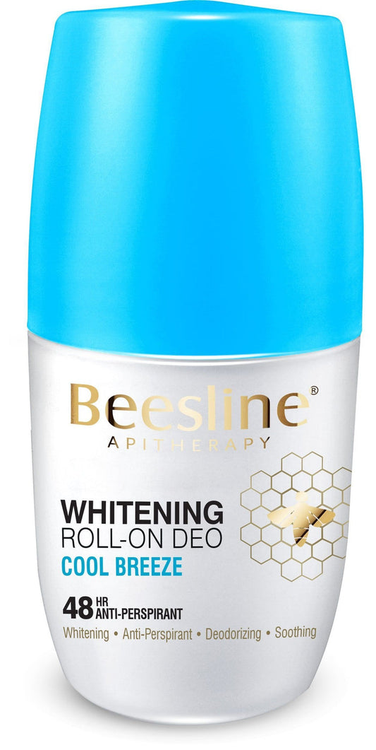 Beesline Apitherapy Cool Breeze Whitening Aluminum Free Roll-On Deodorant, 50ml - Makkah Pharmacy