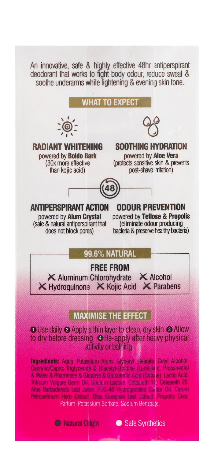 Beesline Cotton Candy Whitening Deodorant Roll-On, 50ml - Makkah Pharmacy