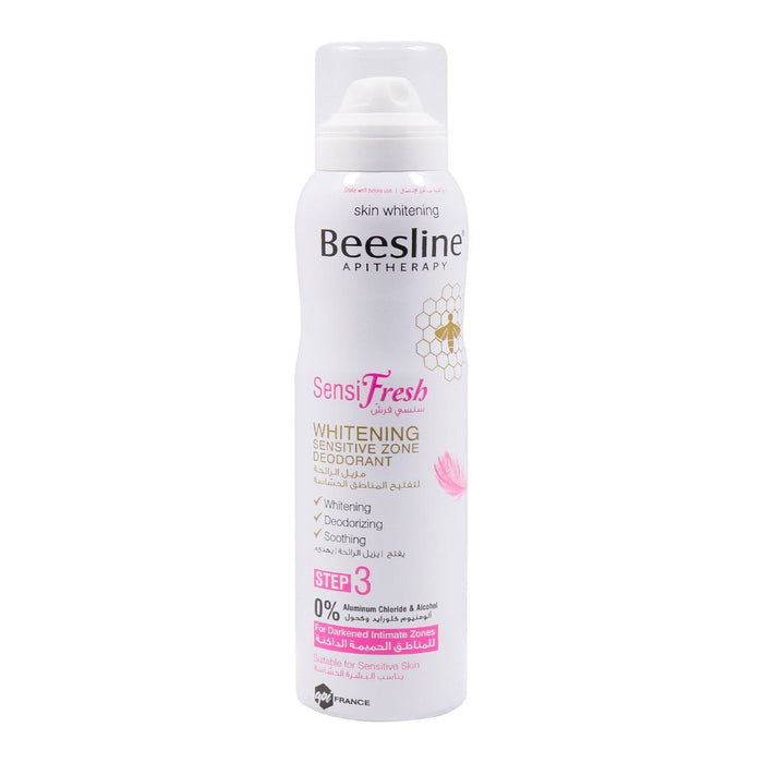 Beesline SensiFresh Sensitive Zone Whitening Deodorant, 150ml - Makkah Pharmacy
