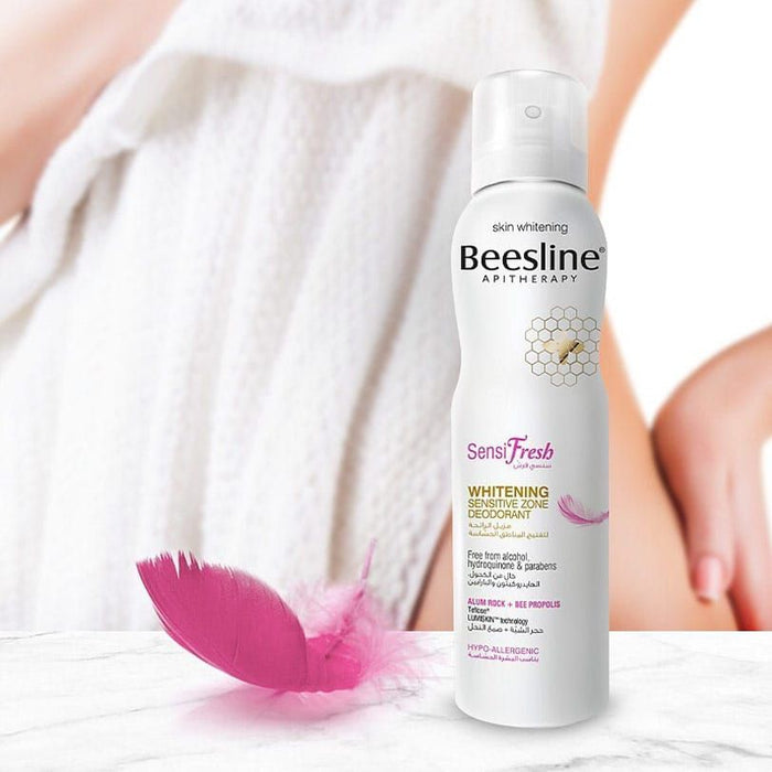 Beesline SensiFresh Sensitive Zone Whitening Deodorant, 150ml - Makkah Pharmacy