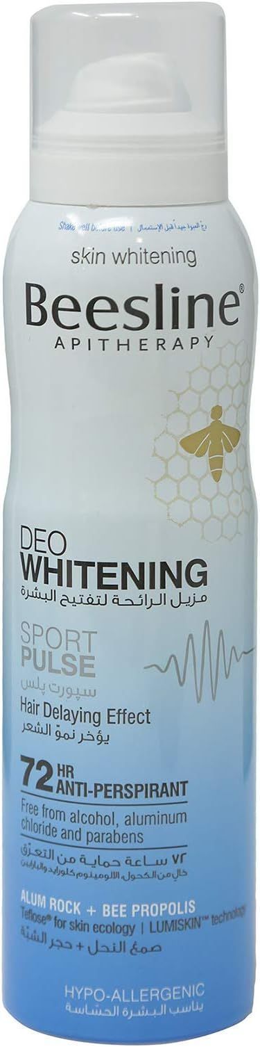 Beesline Whitening Sport Pulse Deodorant Spray, 150ml - Makkah Pharmacy