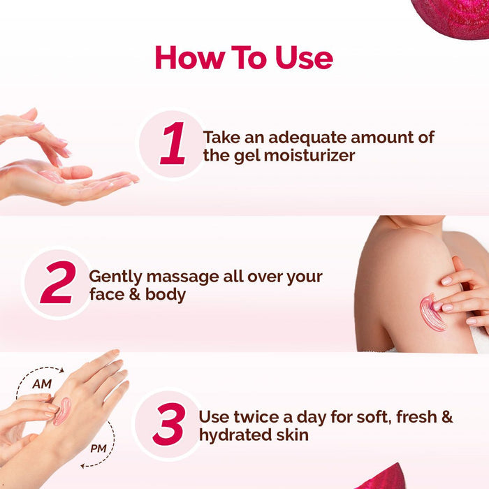 Beetroot Hydraful Light Gel Moisturizer with Beetroot & Hyaluronic Acid for Hydrated Pink Glow - 200 g