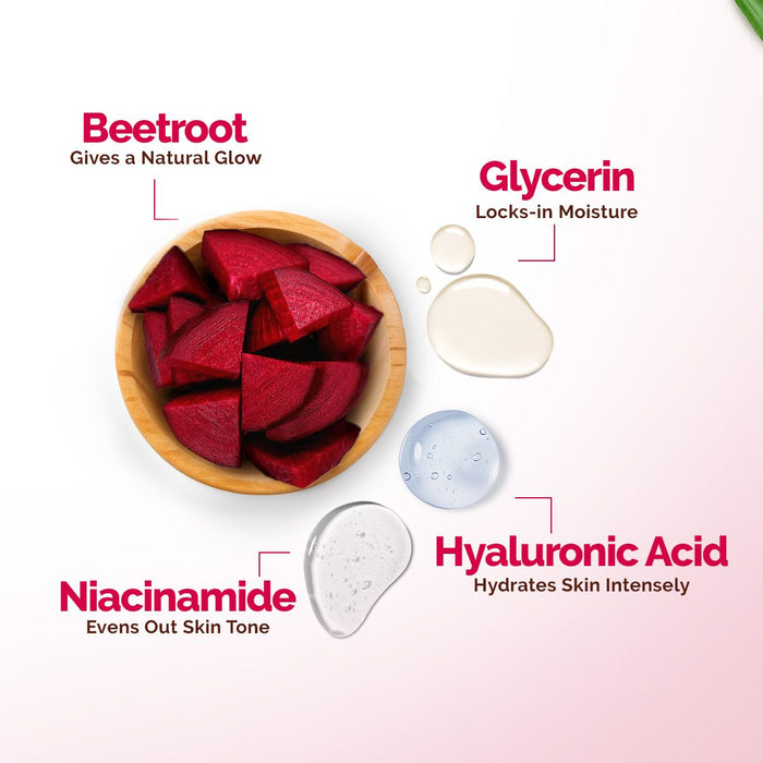 Beetroot Hydraful Light Gel Moisturizer with Beetroot & Hyaluronic Acid for Hydrated Pink Glow - 200 g
