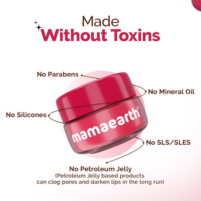 Beetroot Moisture Therapy Lip Balm with Beetroot & Hyaluronic Acid for Dry & Chapped Lips- 15 g