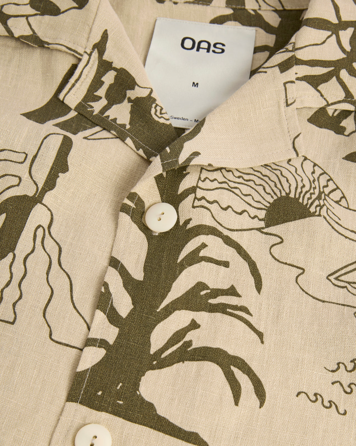 Beige Poplan Cuba Shirt